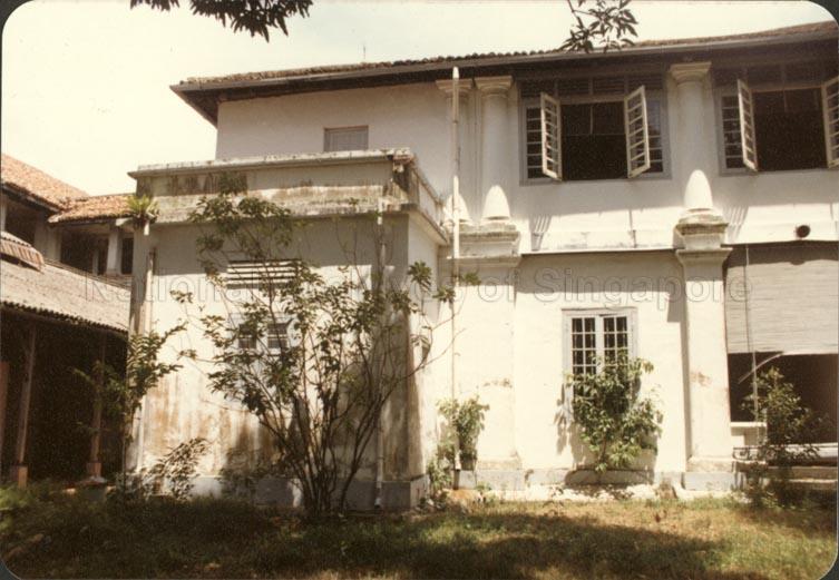 Side facade of Belle Vue House