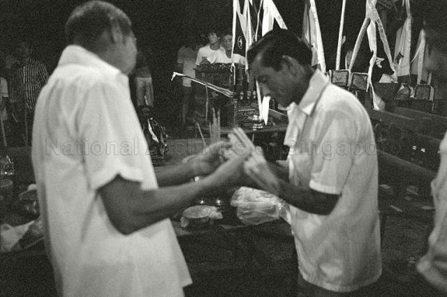Installation ceremony of new Chinese temple. Kong Lim Kong, established in 1888 is the oldest temple in Ang Mo Kio and one of the three temples that form the Ang Mo Kio Joint Temple. The Ang Mo Kio Joint Temple consists of three older temples namely Kong Lim Kong, Kim Eang Tong and Leng San Giam, merged in 1978 to build a temple at its present site, prominently located along Ang Mo Kio Avenue 1.