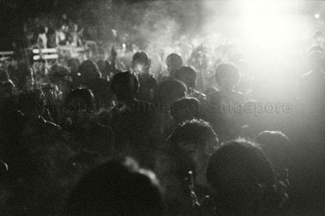 Deity's birthday celebration at Clarke Quay Leng Hiang Tua Temple