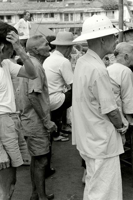 Among the crowd at Clarke Quay