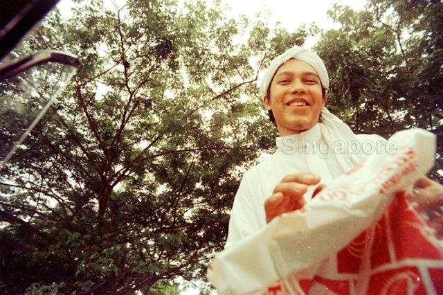 A Malay kuda kepang performer
