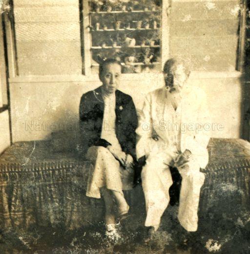 Dr Lim Boon Keng with his second wife, Grace Yin Pek Ha