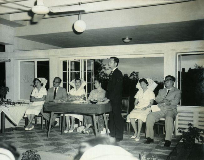 Parliamentary Secretary to Ministry of Health Dr Sheng Nam Chin speaking at the Nurses' Graduation Ceremony at Tan Tock Seng Hospital