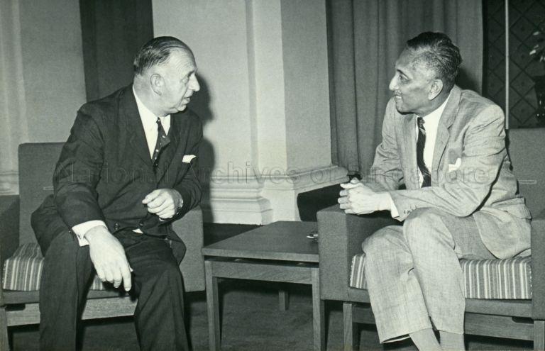 Premier of Victoria, Australia, Sir Henry Bolte calling on President Yusof Ishak at the Istana