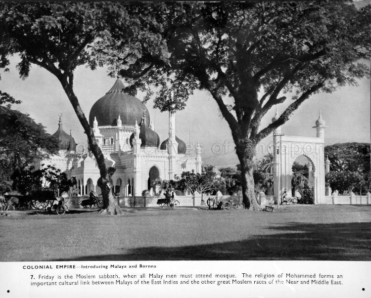 Masjid Zahir (Zahir Mosque) in Alor Setar, Kedah. The mosque was built in 1912 and officially opened on 15 October 1915 by Sultan Abdul Hamid Halim Shah of Kedah.