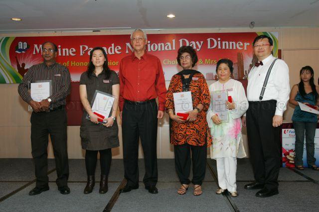 Taken at: Marine Parade National Day Dinner at Roland Restaurant in Marine Parade Central Pictured: Guest-of-Honour Senior Minister Goh Chok Tong