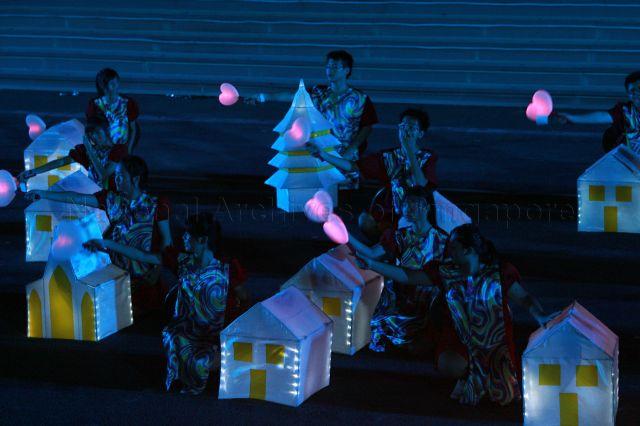 Taken at: National Day Parade 2009 at Marina Bay floating platform