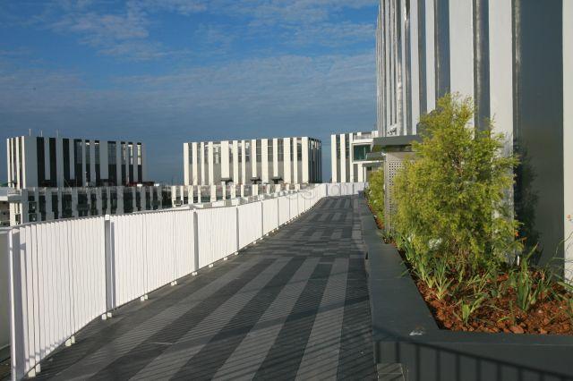 50th storey skybridge of The Pinnacle@Duxton, Singapore's tallest public housing development. The key handover ceremony at Block 1A was officiated by Minister Mentor Lee Kuan Yew.