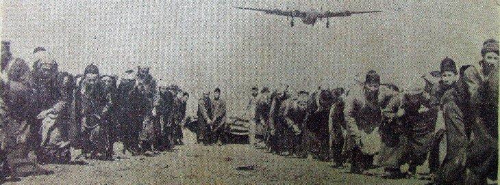 Repairing the Yunnan-Burma highway.