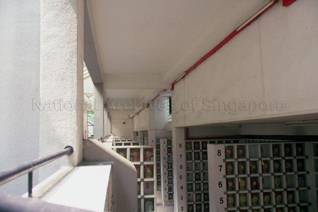 Niches at Kwong Wai Siew Peck San Theng Columbarium at Kampong San Theng.