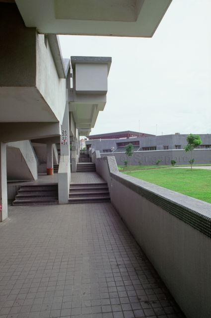 View of the interior at Kwong Wai Siew Peck San Theng Columbarium at Kampong San Theng.