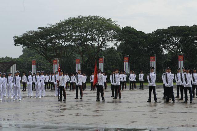 Officer Cadet School (OCS) commissioning parade at SAFTI Military Institute in Jurong. President S R Nathan commissioned 447 officer cadets from the Army, Navy and Air Force as officers of Singapore Armed Forces (SAF).