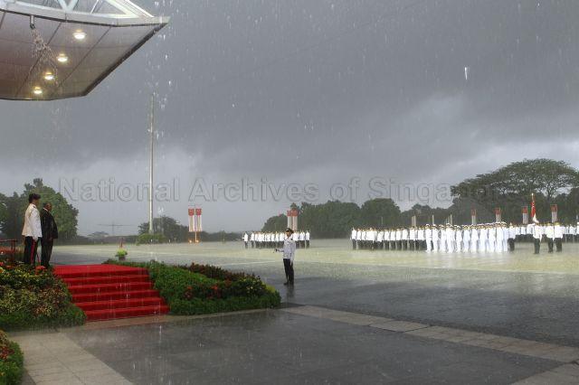 Officer Cadet School (OCS) commissioning parade at SAFTI Military Institute in Jurong. President S R Nathan commissioned 447 officer cadets from the Army, Navy and Air Force as officers of Singapore Armed Forces (SAF).