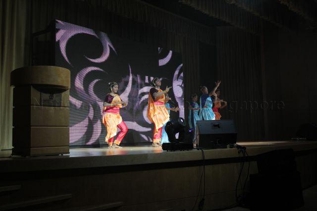 Dance performance during Tamil Language Council fundraising dinner at Ritz-Carlton Hotel