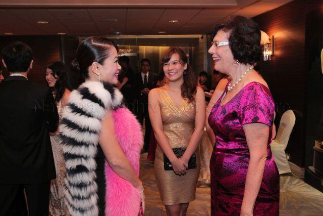 Guests attending Bone Marrow Donor Programme (BMDP) charity gala themed "The Golden Age of Hollywood" held at Mandarin Orchard Hotel