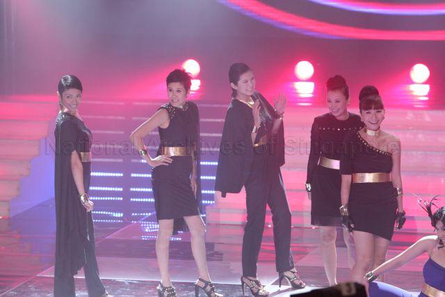 Performance by Mediacorp artistes during Society for the Physically Disabled (SPD)'s charity show at Mediacorp television auditorium