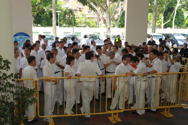 Taken at: General Election 2011 Nomination Day for Tanjong Pagar Group Representation Constituency (GRC), Moulmein-Kallang GRC, Radin Mas Single Member Constituency (SMC) and Whampoa SMC at Singapore Chinese Girls' School