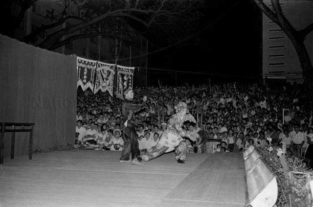 Opening of Duxton Plain Park - Performance on stage