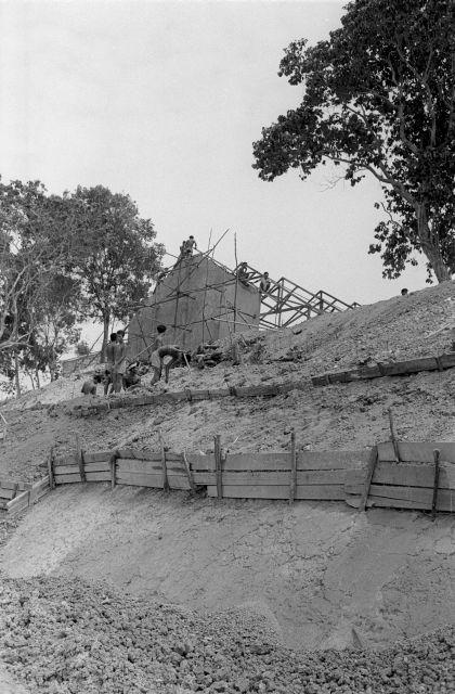Visit to Pulau Senang - Detainees at work