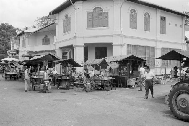 Hawker stalls in Woodlands
