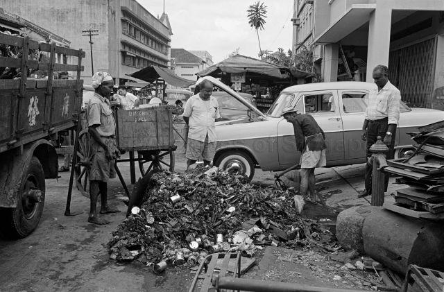 Inspection of Lorong Lalat - City Cleaning Department officials conducting their inspection