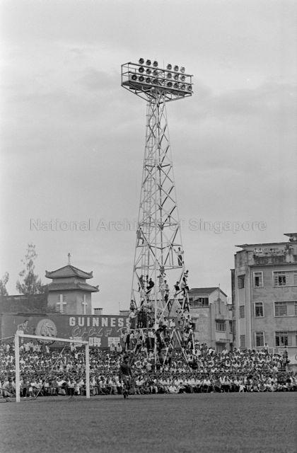 Football Association of Malaysia Cup Final at Jalan Besar Stadium - Spectators at the match