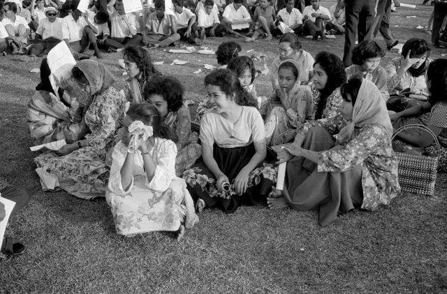 NTUC May Day Rally at Jalan Besar - Workers at the rally