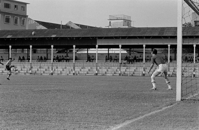 National Day Football Match at Jalan Besar Stadium - Match in progress