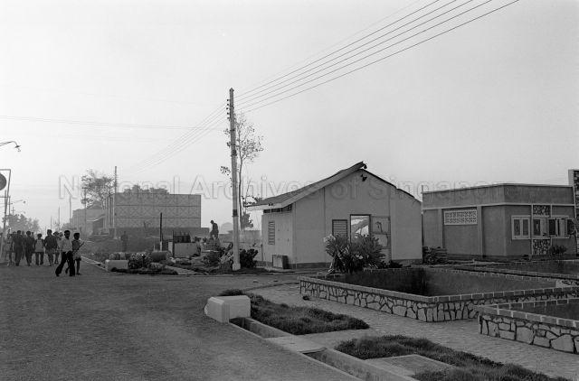 Riots at Pulau Senang - General view of the aftermath of the riot