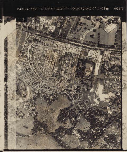 Flagstaff House centre right, Kheam Hock Road running North to bottom edge from Bukit Timah/Dunearn Road