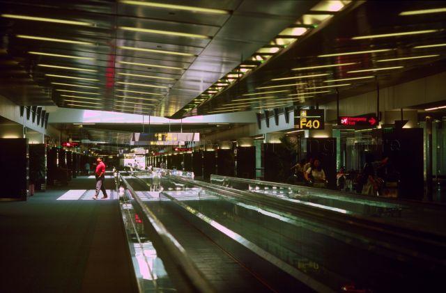 Boarding gates at Changi Airport