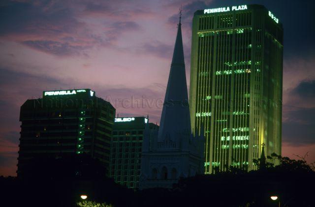Peninsula Plaza and Peninsula Hotel