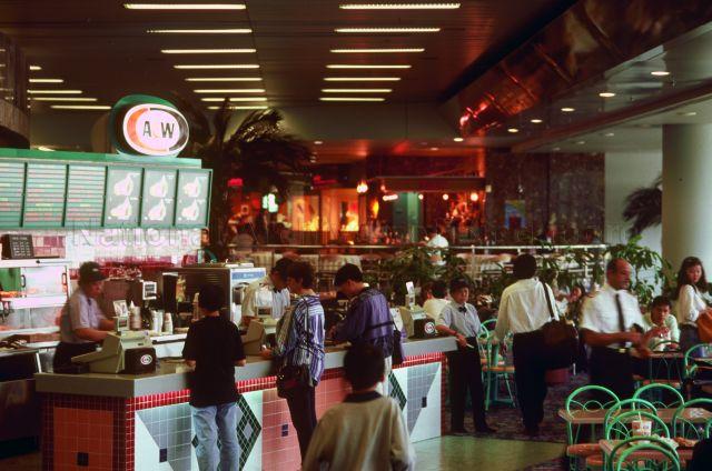 A&W fast food restaurant