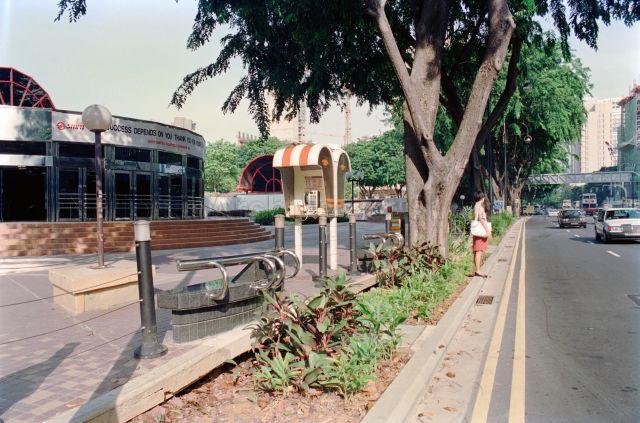 Entrance of the Orchard Mass Rapid Transit (MRT) station of the North-South MRT line.
