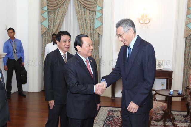 Taken at: Call on Prime Minister Lee Hsien Loong by Member