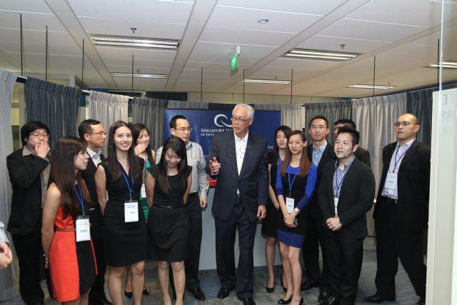 Taken at: Official launch of International Involvement Hub (I2HUB) at I2HUB office, level 4M, Atrium @ Orchard<br />Pictured: Emeritus Senior Minister Goh Chok Tong