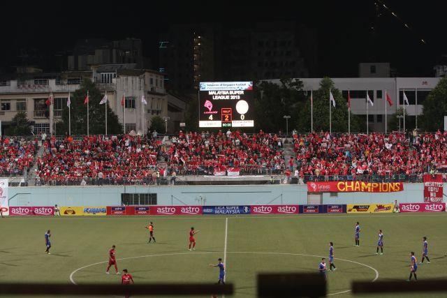 Stadium view during the match between LionsXII and Felda United in the final round of Malaysian Super League 2013 held at Jalan Besar Stadium