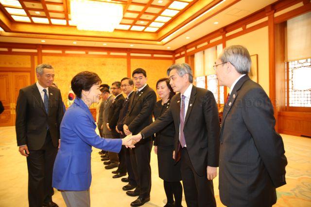 Taken At Meeting Between Prime Minister Lee Hsien Loong And