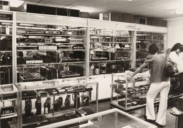 Electronics department in C.K. Tang department store