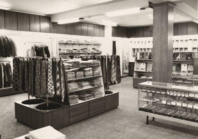 Men's department in C.K. Tang department store