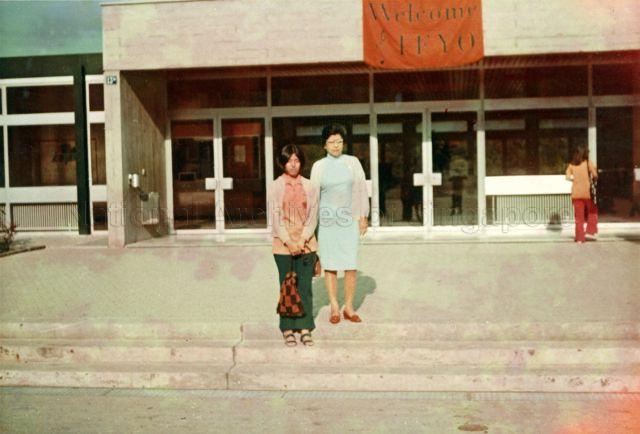 Mrs Goh Soon Tioe in Lausanne, Switzerland for the International Festival of Youth Orchestras