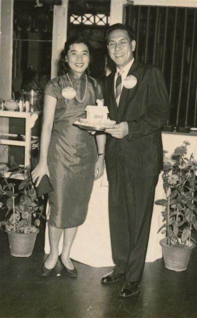 Ma Si Hon and Tung Kwong Kwong, the violin and piano duo in the concert presented by Goh Soon Tioe