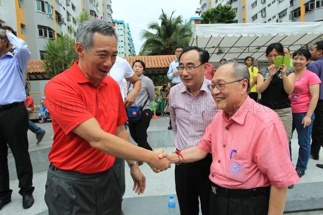Taken at: Official Opening of Thye Hua Kwan (THK) Early Intervention Programme for Infants and Children (EIPIC) Centre at Ang Mo Kio Pictured: Prime Minister Lee Hsien Loong and Community Chest Chairman Phillip Tan