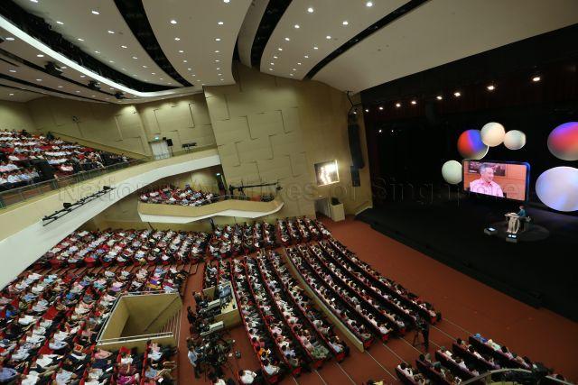 National Day Rally held at the auditorium, Institute of Technical Education (ITE) headquarters and College Central in Ang Mo Kio