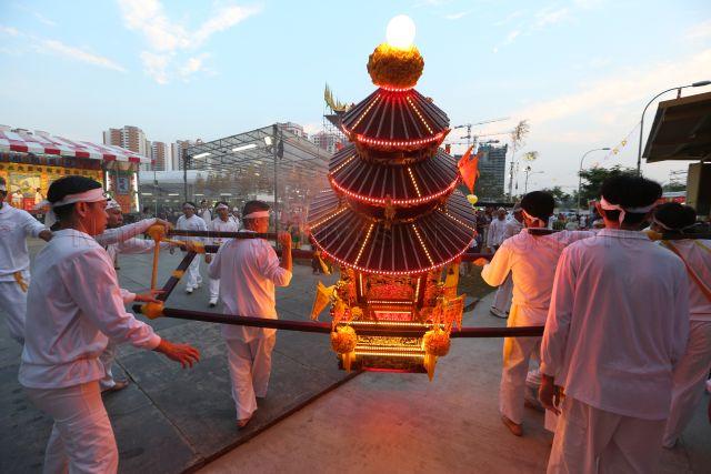 Taken at: Sending-off ritual of the Nine Emperor Gods Festival at Leong Nam Temple, 70 Sengkang West Avenue #01-01 Singapore 797651