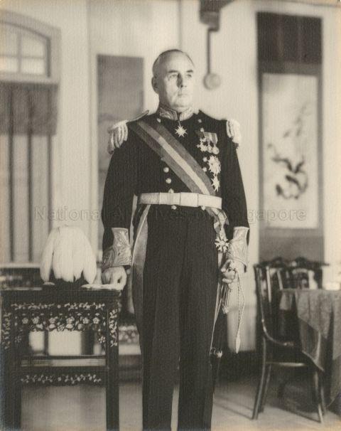 Sir Shenton Thomas, Governor of Straits Settlements