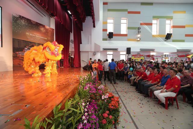 Taken at: Opening of the refurbished Nanyang Community Club cum Launch of SG50@Nanyang at Nanyang Community Club at Jurong West Street 81<br />Pictured: Prime Minister Lee Hsien Loong