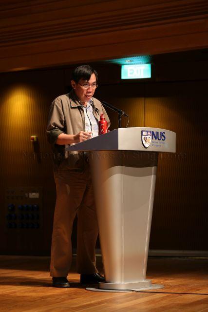 Taken at: Official opening ceremony of Lee Kong Chian Natural History Museum (LKCNHM) at National University of Singapore (NUS)<br />Pictured: Head of LKCNHM Prof Peter Ng