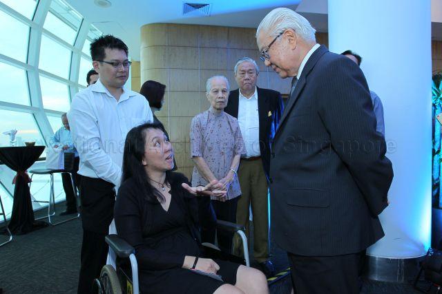 Taken at: National Library Board (NLB) SG50 Commemorative Book Launch at The Pod, National Library BuildingSG50 Commemorative Book Launch at The Pod, National Library Building<br />Pictured: Guest-Of-Honour Tony Tan Keng Yam