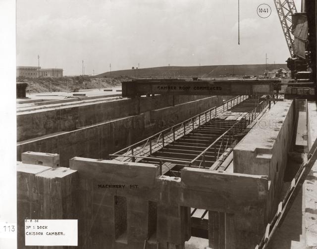 Singapore Naval Base - No.1 Dock Caisson Camber